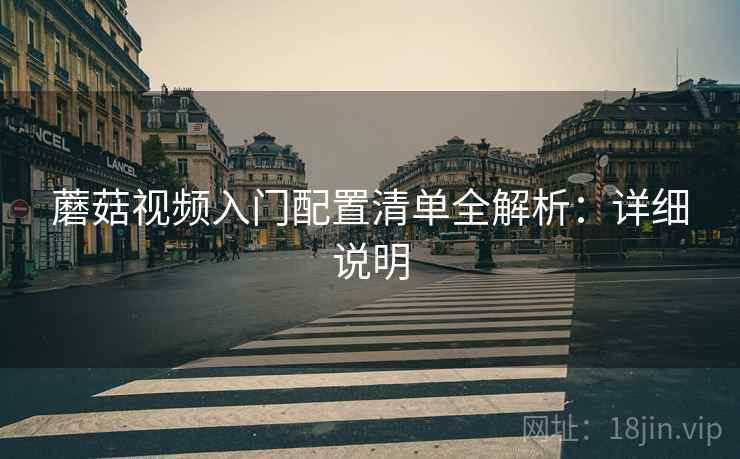 蘑菇视频入门配置清单全解析：详细说明