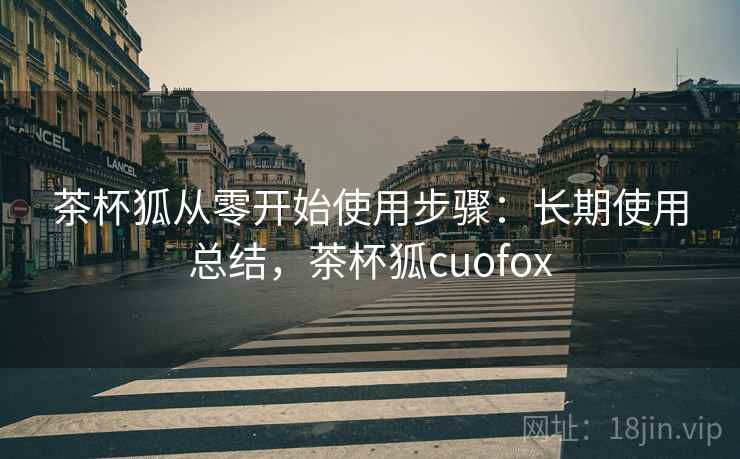 茶杯狐从零开始使用步骤：长期使用总结，茶杯狐cuofox